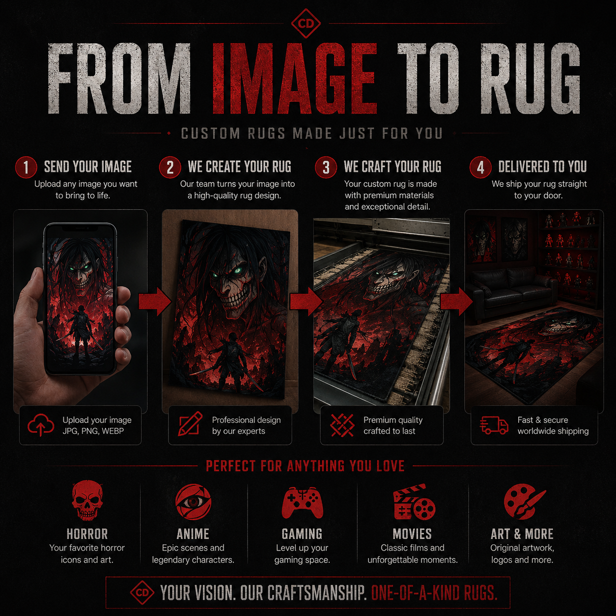 Slasher Rug Collection